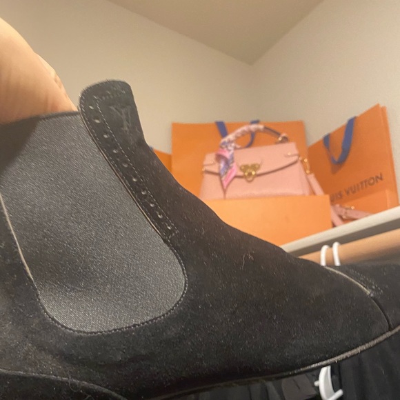 louis Vuitton boots size 8.5-9 black 💯auth - Picture 5 of 10